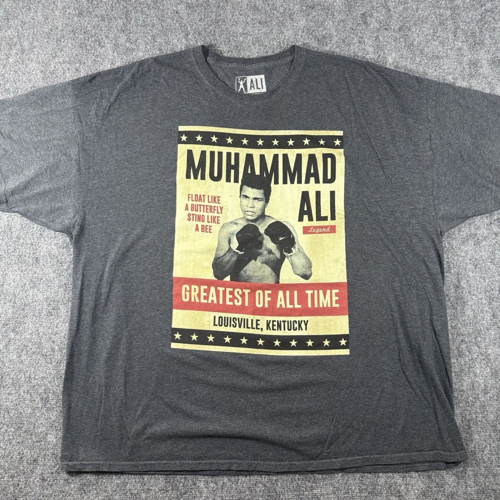 MUHAMMAD ALI THE GREATEST OF ALL TIME "FLOAT LIKE A BUTTERFLY" SHIRT   MEN'S 4XL